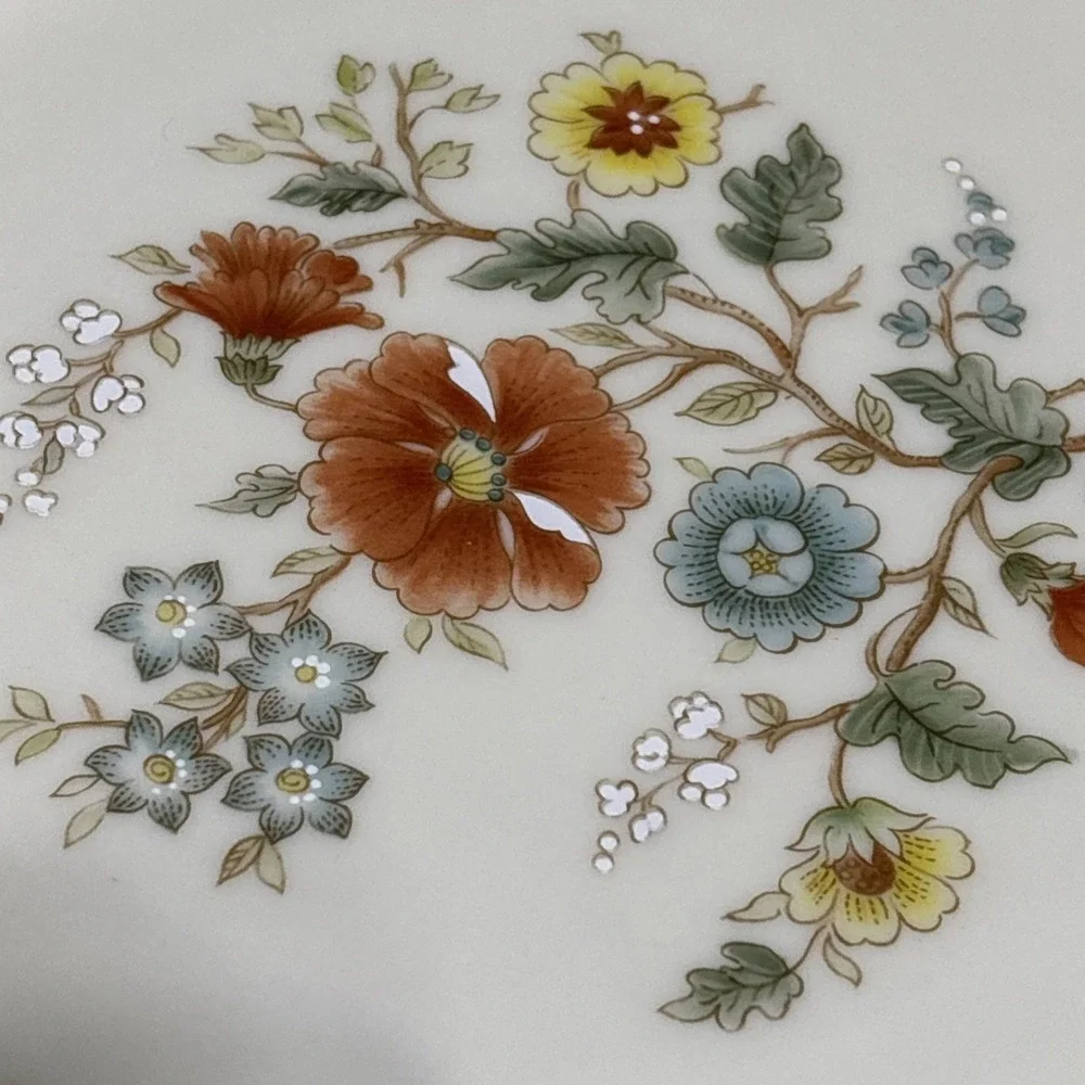 Lenox Temple Blossom Dinner Plate USA Made Fine China Floral 10.5